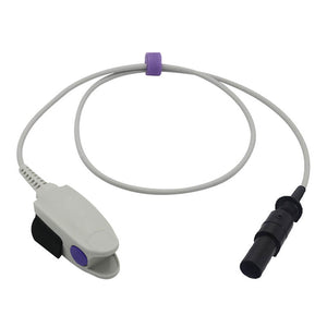 Compatible Datex Ohmeda OXY-F1-H Spo2 Sensor Finger Clip 3.2 ft 7 Pins Connector - sinokmed