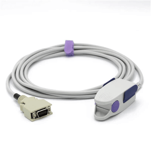 Compatible GE-Critikon Reusable SpO2 Sensor Masimo Tech Adult Clip 9.8 ft 14 Pins Connector