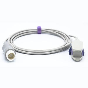 Compatible for Mindray T5/T8 Spo2 Sensor Masimo Tech Finger Clip 9.8 ft 7 Pins Connector