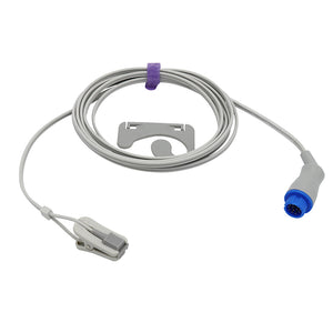 Compatible Mindray Spo2 Sensor Ear Clip Nellcor Tech 9.8 ft 12 Pins Connector - sinokmed