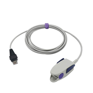 Compatible Palco SpO2 Sensor Reusable Adult Clip Connector - sinokmed