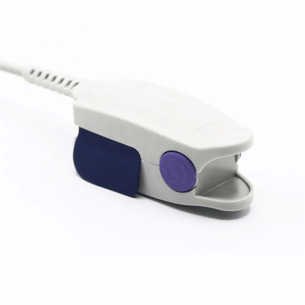 Comen Spo2 Sensor Compatible Comen Spo2 Sensor Adult Finger Clip 9.8 ft 5 Pins Lemo Conn ...