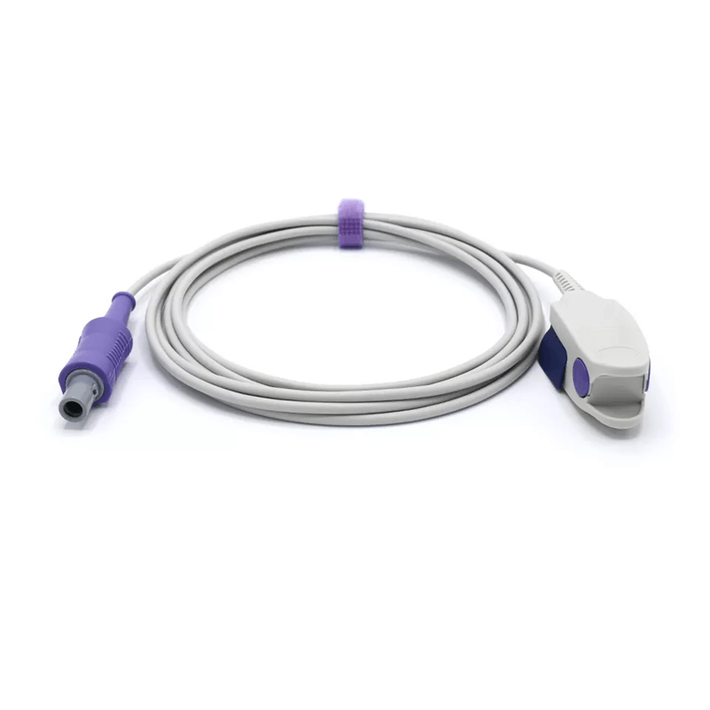 5 Pin Spo2 Cable Compatible Comen Spo2 Sensor Adult Finger Clip 9.8 ft 5 Pins Lemo Conn ...