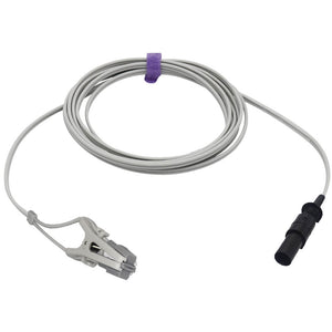 Compatible Baxter Spo2 Sensor Animal Clip 9.8 ft 7 Pin Connector - sinokmed