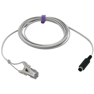 Compatible Biosys Spo2 Sensor Animal Clip 9.8 ft 6 Pin Connector - sinokmed