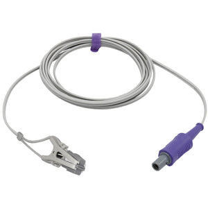 Compatible Biolight Spo2 Sensor Animal Clip 9.8 ft 5 Pins Connector - sinokmed