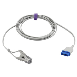 Compatible Marquette Veterinary Spo2 Sensor Animal Ear Tongue Clip Masimo technology 9.8 ft 11 Pins Connector - sinokmed