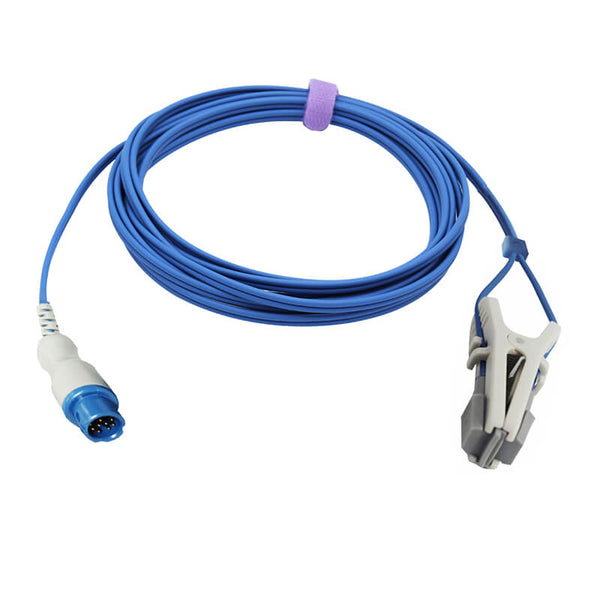 Compatible Philips Veterinary Spo2 Sensor Animal Clip 9.8 ft 12 Pins C ...