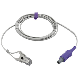 Compatible Infinium Reusable SpO2 Sensor Animal Clip 9.8 ft 5 Pins Connector - sinokmed