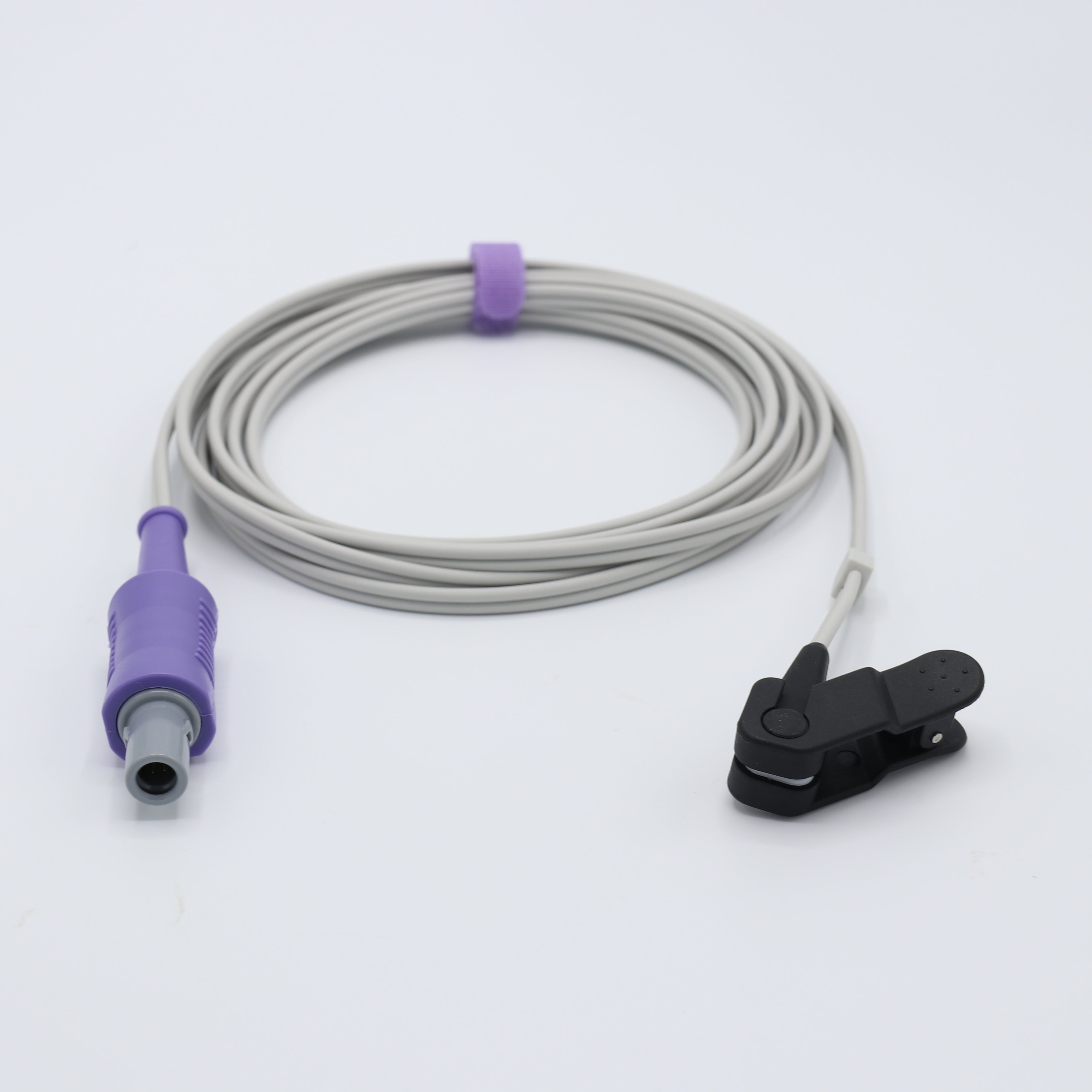 Compatible Comen SpO2 Sensor Reusable Ear Clip 9.8 ft Connector - sinokmed