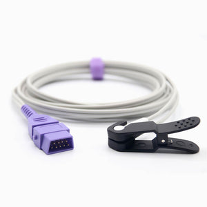 Compatible Armstrong Medical/BCI Veterinary Spo2 Sensor Animal Ear Tongue Clip 9 Pin Connector - sinokmed