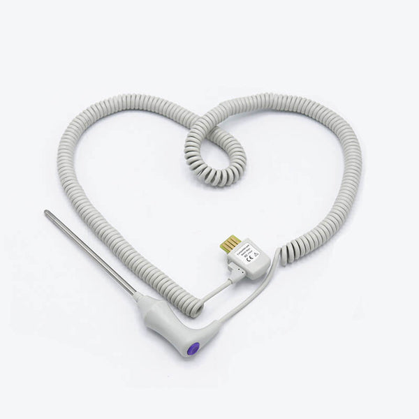 YSI 400 Temperature Probe – Adult Skin Sensor For Nihon Kohden, Criticare, Mindray Monitors (Unbranded)