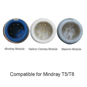 Compatible Mindray T5/T8 Spo2 Sensor Pediatric Clip 9.8 ft 7 Pin Connector - sinokmed